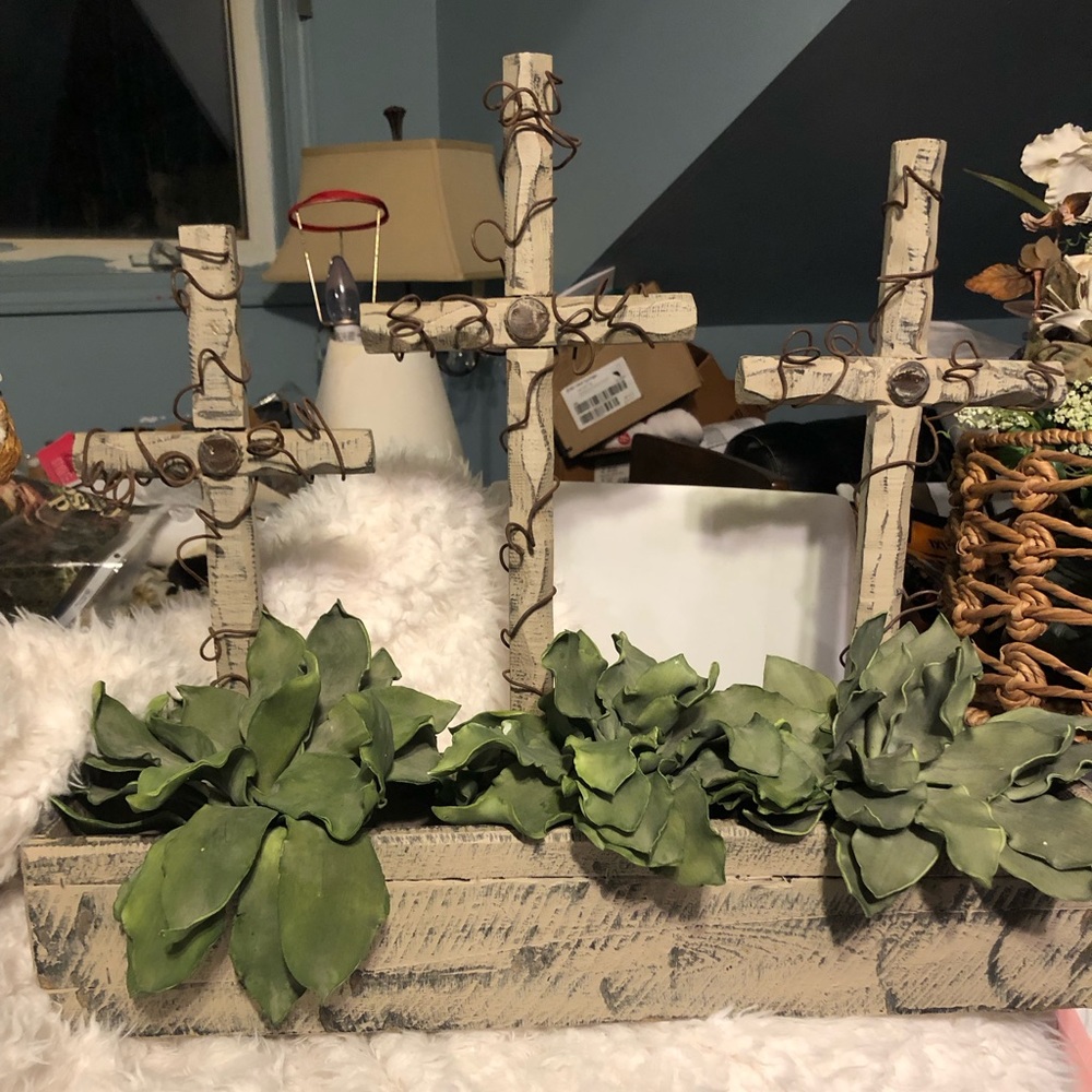 Three crosses